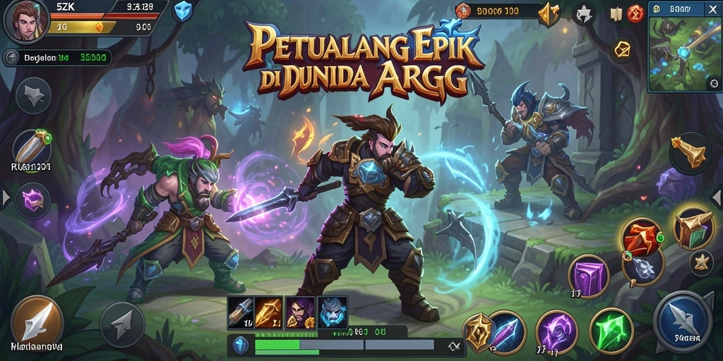 Screenshot 5ZK menampilkan aksi pertempuran yang mendebarkan dan grafis yang menawan.