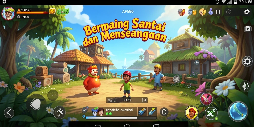 Tangkapan layar AP686 menampilkan gameplay santai dan mengasyikkan.