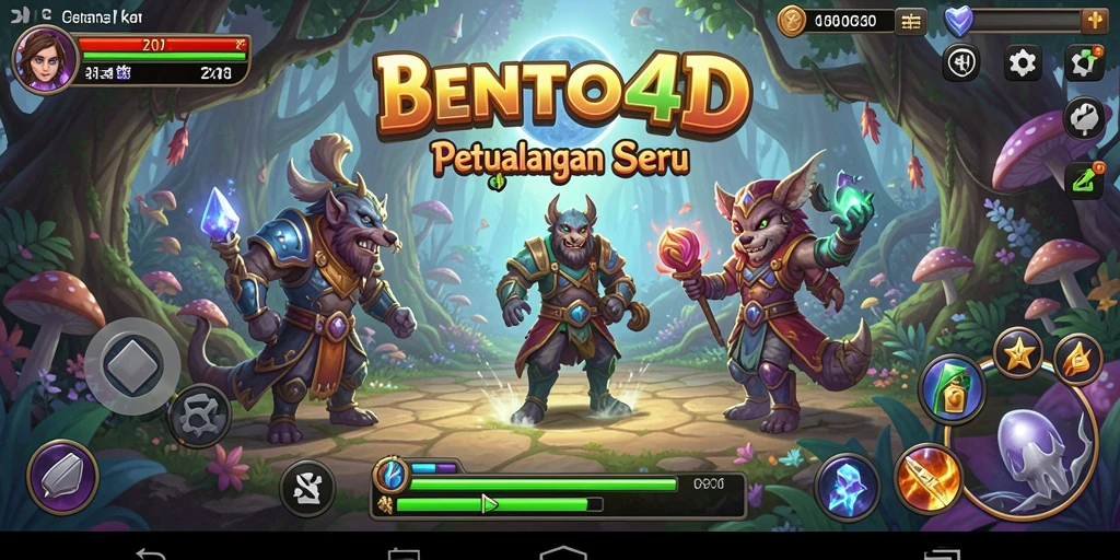 Tampilan gameplay menakjubkan dari BENTO4D dengan petualangan yang seru.