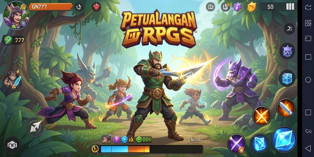 Tampilan gameplay seru dan mendebarkan dalam GN777.