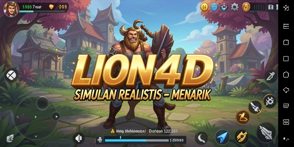 Tampilan gameplay LION4D yang mendebarkan dan interaktif.
