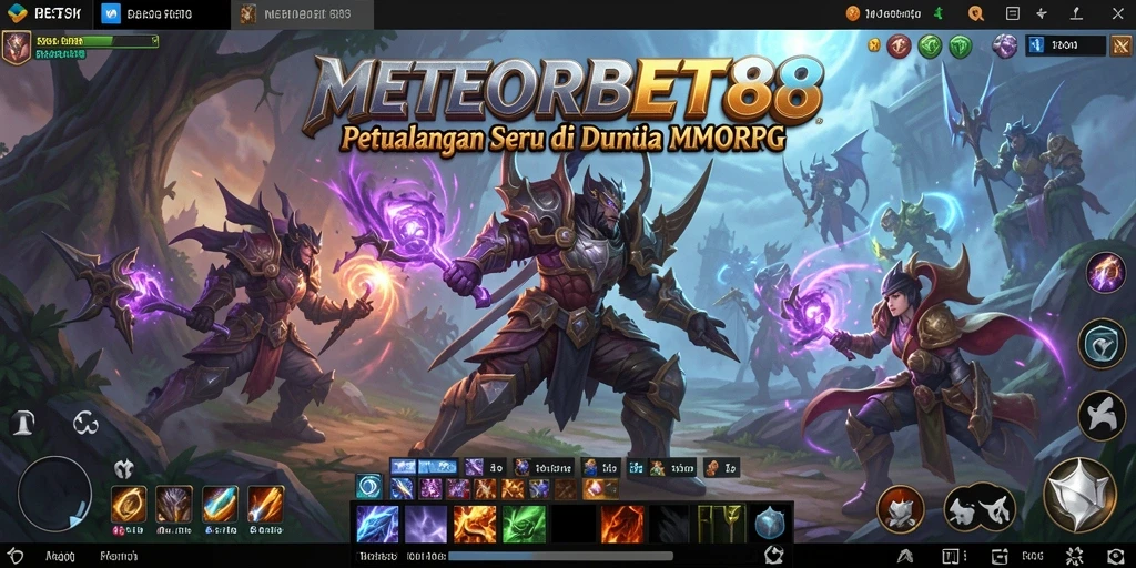 Gameplay seru dan menantang dari METEORBET88 dalam dunia MMORPG.