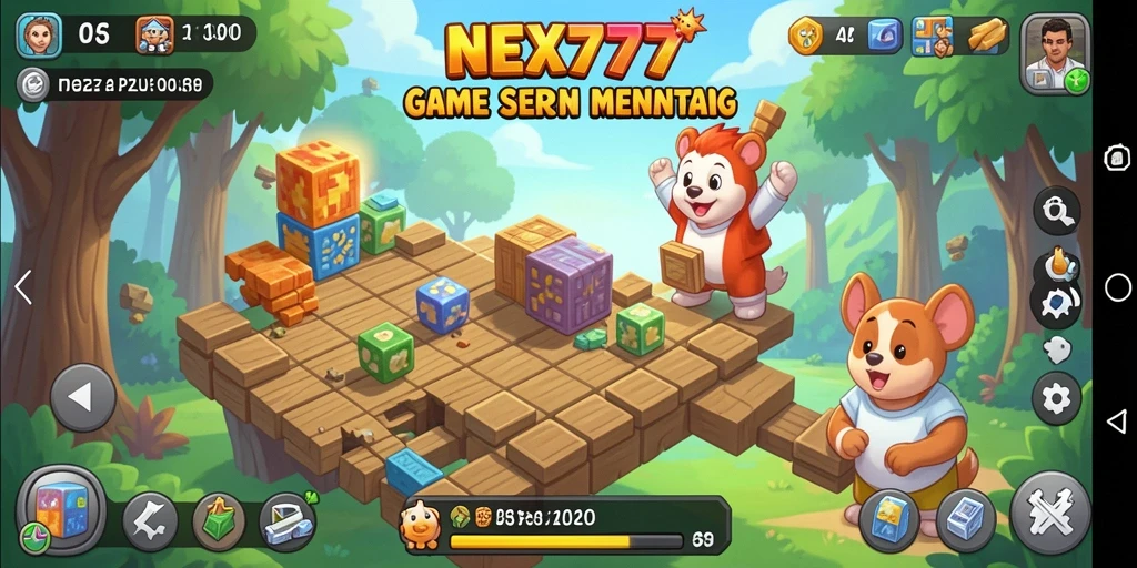 Screenshot gameplay NEX777 yang menampilkan tantangan Puzzle yang menarik.