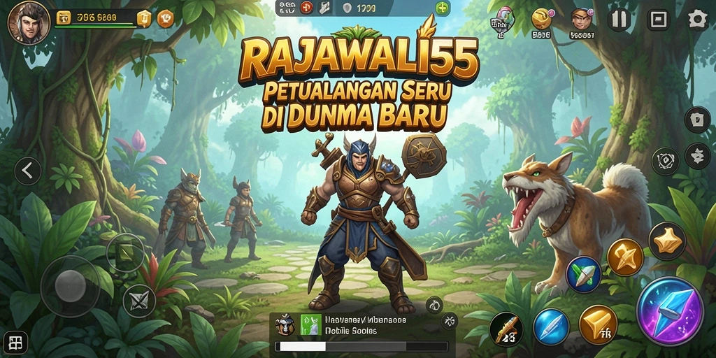 Tampilan gameplay RAJAWALI55 yang mendebarkan dan penuh aksi petualangan.