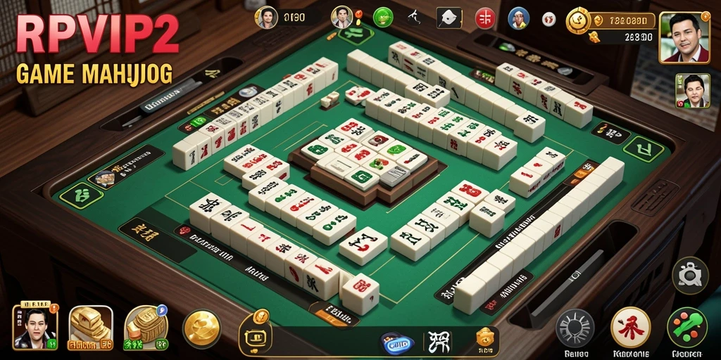 Tampilan gameplay Mahjong yang menantang dan menarik.