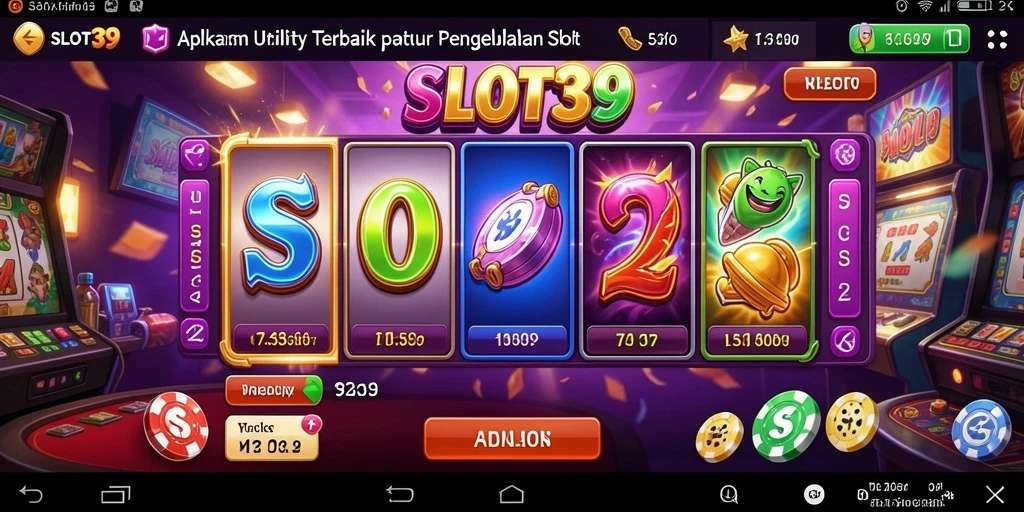 Tampilan antarmuka SLOT39 dengan fitur unik untuk permainan slot.